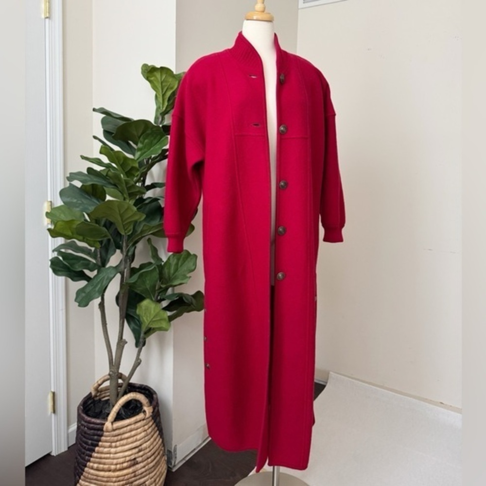 Red Maxi Coat